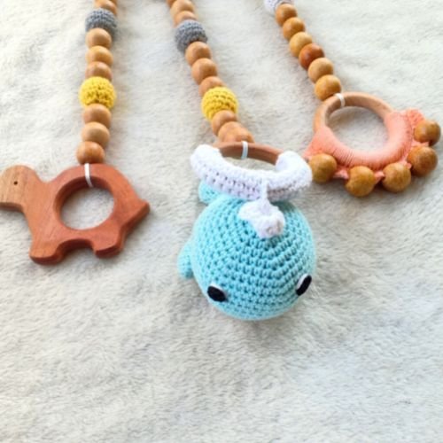 ocean theme crochet toy
